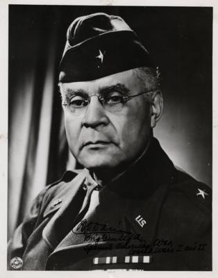 Lot #349 Benjamin O. Davis, Sr. Signed Photograph