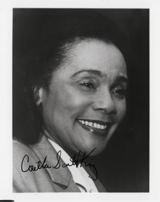 Lot #286 Coretta Scott King Signed Photograph - Image 1