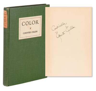 Lot #595 Countee Cullen Signed Book - Color - Image 1