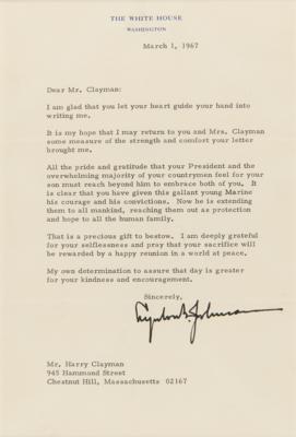 Lot #81 Lyndon B. Johnson Typed Letter Signed as President - Image 2