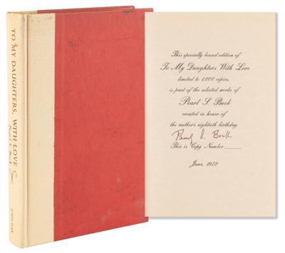 Lot #588 Pearl S. Buck Signed Book - To My Daughters, With Love - Image 1