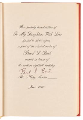 Lot #588 Pearl S. Buck Signed Book - To My Daughters, With Love - Image 4