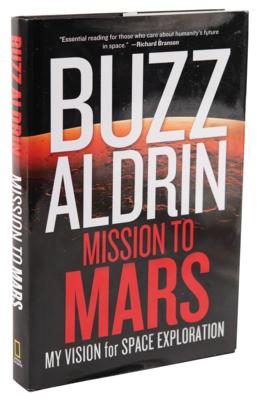 Lot #405 Buzz Aldrin Signed Book - Mission to Mars - Image 3