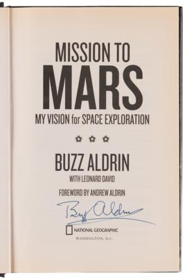 Lot #405 Buzz Aldrin Signed Book - Mission to Mars - Image 4