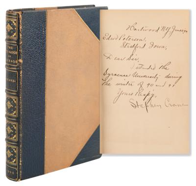 Lot #564 Stephen Crane Letter Signed in The Red