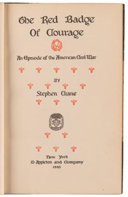 Lot #564 Stephen Crane Letter Signed in The Red Badge of Courage (Second Edition) - Image 5