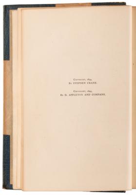 Lot #564 Stephen Crane Letter Signed in The Red Badge of Courage (Second Edition) - Image 6