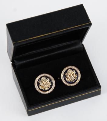 Lot #130 Donald Trump Presidential Gift - Cufflinks - Image 1