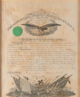 Lot #10 Abraham Lincoln Document Signed as President (August 1861) - Early Military Appointment for Orville E. Babcock, the Future Aide-de-Camp for General U. S. Grant - Image 3