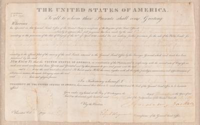 Lot #78 Andrew Jackson Document Signed as President - Image 2