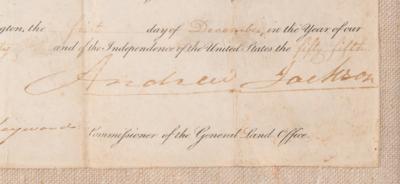 Lot #78 Andrew Jackson Document Signed as President - Image 3