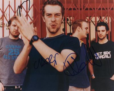 Lot #686 Coldplay Signed Photograph - Image 1