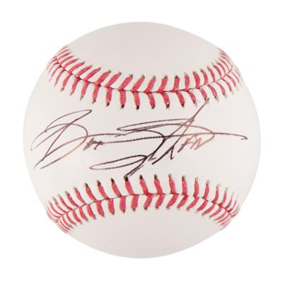 Lot #728 Bruce Springsteen Signed Baseball - Image 1