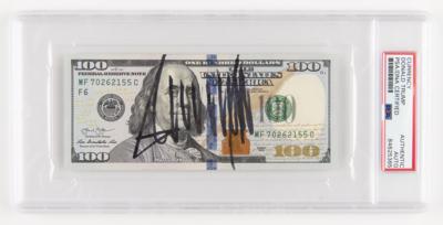 Lot #121 Donald Trump Signed $100 Dollar Bill - Image 1