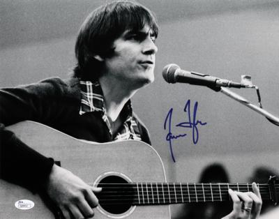 Lot #737 James Taylor Signed Photograph - Image 1