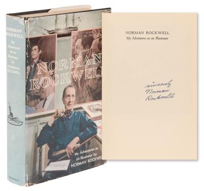 Lot #525 Norman Rockwell Signed Book - My Adventures as an Illustrator - Image 1