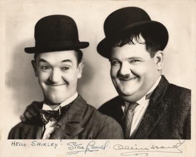 Lot #780 Laurel and Hardy Signed Photograph