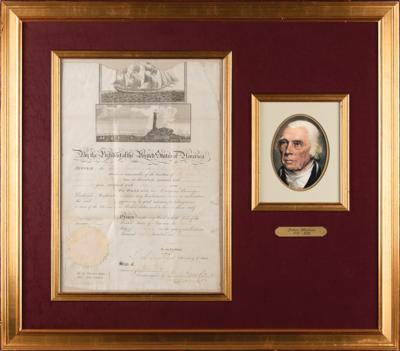 Lot #88 James Madison Document Signed as President - Image 2