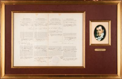 Lot #38 James Buchanan Document Signed as President - Image 1