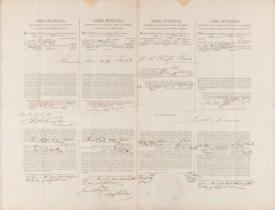 Lot #38 James Buchanan Document Signed as President - Image 2