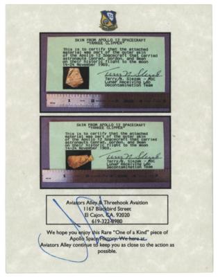 Lot #432 Alan Bean Signed Apollo 12 Kapton Foil Lucite (Ltd. Ed. #3/15) [Attested as Flown] - Image 6