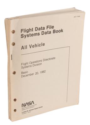 Lot #481 Space Shuttle Flight Data File Systems Data Book - All Vehicles (1982) - Image 1