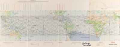 Lot #451 Fred Gregory Signed STS-44 Mission Chart - Image 1