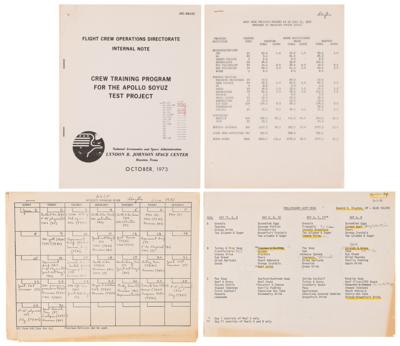 Lot #428 Apollo Soyuz Test Project Training Documents - From the Personal Collection of Deke Slayton - Image 1