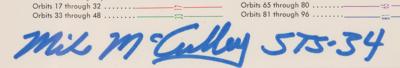 Lot #483 Space Shuttle Mission and Groundtrack Charts (7) Signed by Astronauts, with Crippen, Lousma, and Springer - Image 7
