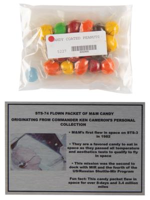 Lot #495 STS-74 Flown Peanut M&Ms - From the Personal Collection of Ken Cameron - Image 1