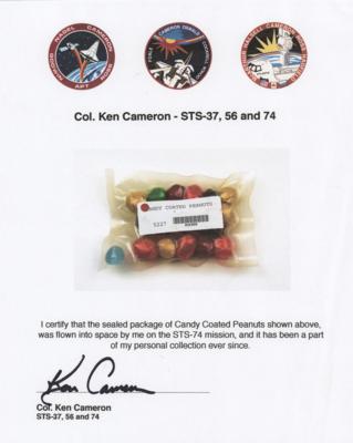 Lot #495 STS-74 Flown Peanut M&Ms - From the Personal Collection of Ken Cameron - Image 4