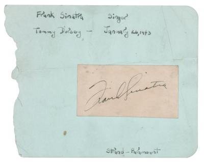 Lot #909 Frank Sinatra Signature - Image 2