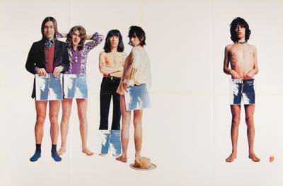 Lot #722 Rolling Stones Rare Promotional Poster for Sticky Fingers - Image 1