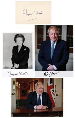 Lot #319 Margaret Thatcher and Boris Johnson (4)