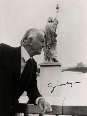 Lot #519 Hubert de Givenchy Signed Photograph - Image 1