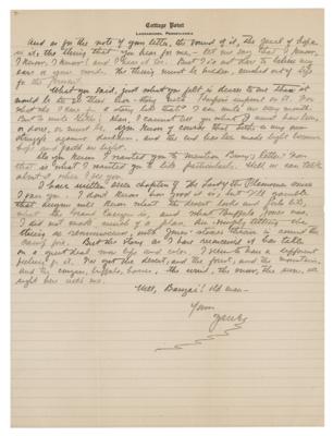 Lot #600 Zane Grey Autograph Letter Signed - Image 3