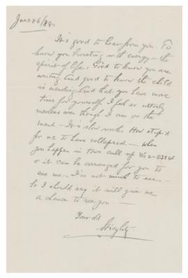 Lot #531 Alfred Stieglitz Autograph Letter Signed