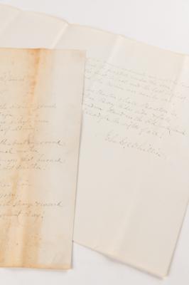 Lot #577 John Greenleaf Whittier Handwritten Poem