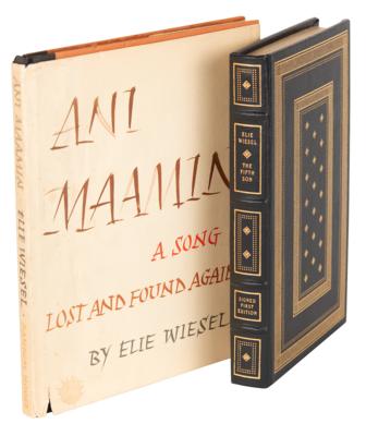 Lot #330 Elie Wiesel (2) Signed Books - Image 1