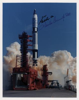 Lot #444 Gemini 5 Signed Photograph - Image 1