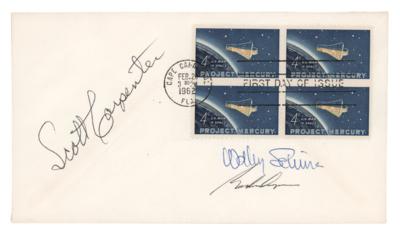 Lot #468 Mercury Astronauts Signed First Day Cover - Image 1