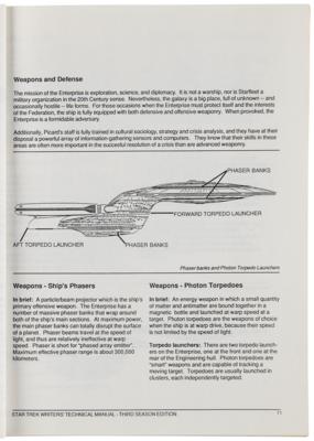 Lot #915 Star Trek: The Next Generation (3) 'Writers/Directors' Guides and Manuals for Seasons 1 and 3 - Image 14