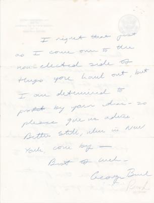 Lot #40 George Bush Autograph Letter Signed as Ambassador to the United Nations - Image 3