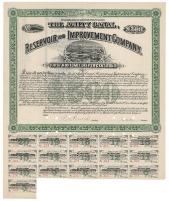 Lot #261 Charles H. Dow Twice-Signed Mortgage Bond - Image 2