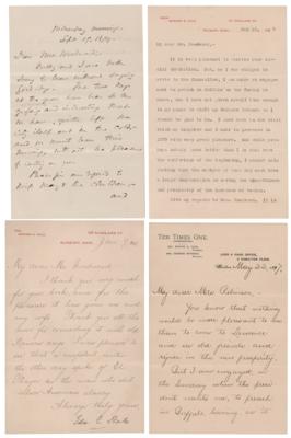 Lot #602 Edward Everett Hale (4) Signed Letters - Image 1