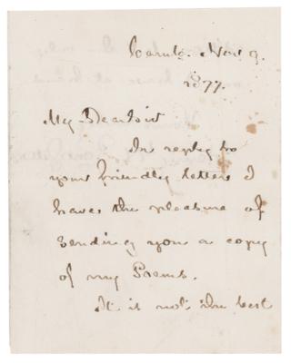 Lot #610 Henry Wadsworth Longfellow Autograph Letter Signed - Image 1