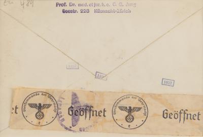 Lot #206 Carl Jung War-Dated Typed Letter Signed to His Leading German Pupil - Image 3