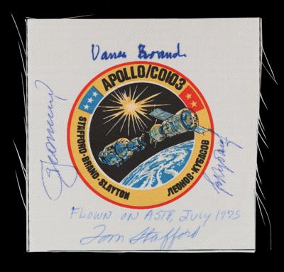 Lot #395 Apollo-Soyuz Flown Beta Patch - From the Personal Collection of Tom Stafford - Image 1