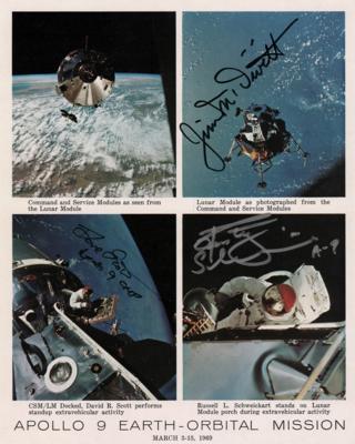 Lot #423 Apollo 9 Crew-Signed Photograph - Image 1