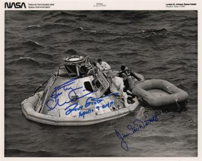 Lot #424 Apollo 9 Crew-Signed Photograph - Image 1